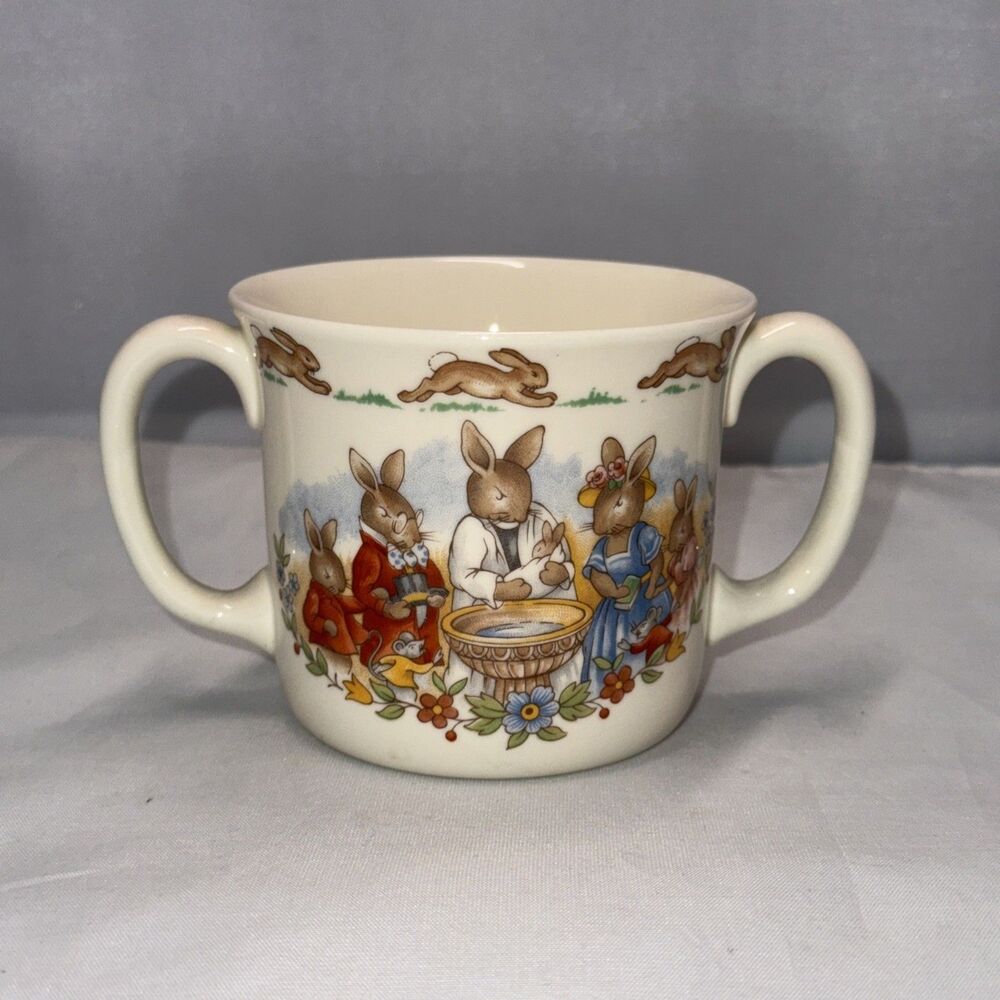 Royal Doulton "Bunnykins" Child's Mug (Christening) 3 Inch